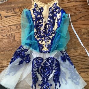 Royal Blue Revolution Ballet costume. Brand New. Never been worn.